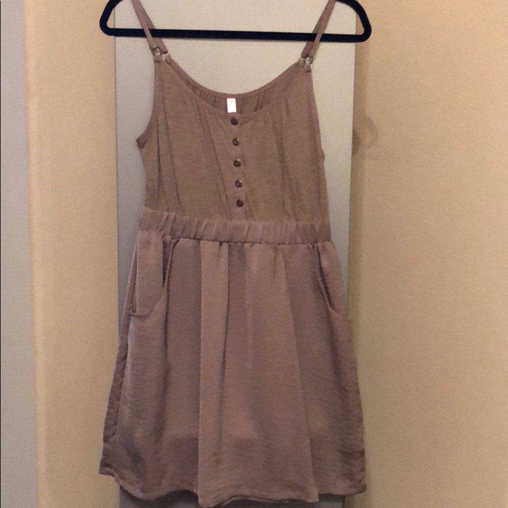 Tan Dress